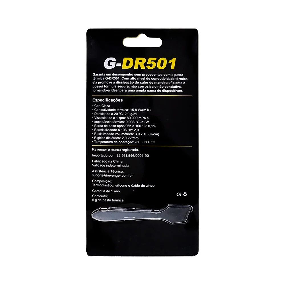 Pasta Térmica Para Processador 5g PC Ps4 Prata Notebook Placa De Video Snow Cooler Revenger G-dr501 6