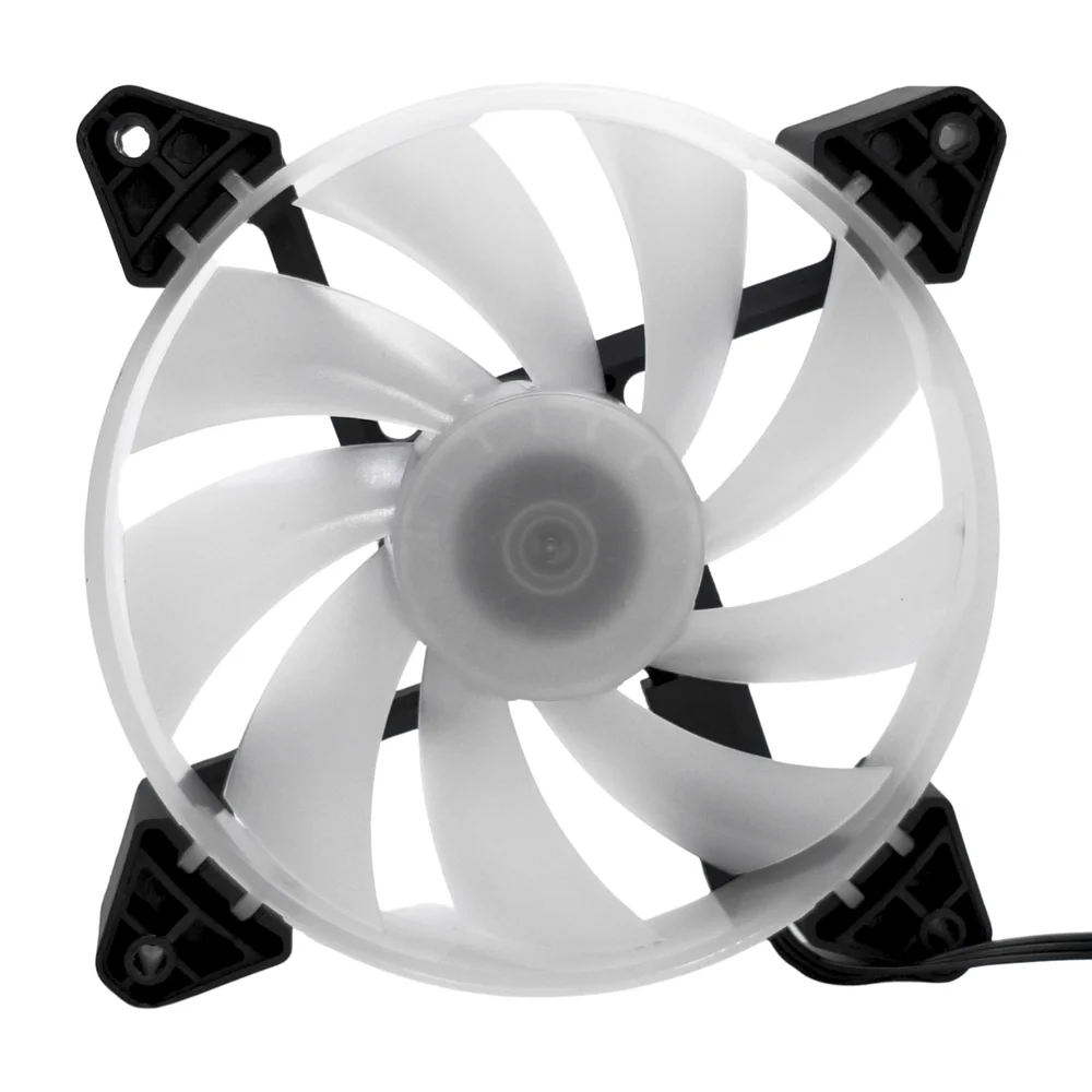 Imagem 5 de 5 do produto Ventoinha 120mm RGB Silenciosa 24dba Com 1200rpm Fluxo De Ar 41,3cfm E Longa Durabilidade