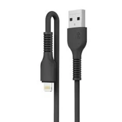 Cabo Usb A Para Lightning Preto Econômico Plug And Play Forte E Seguro