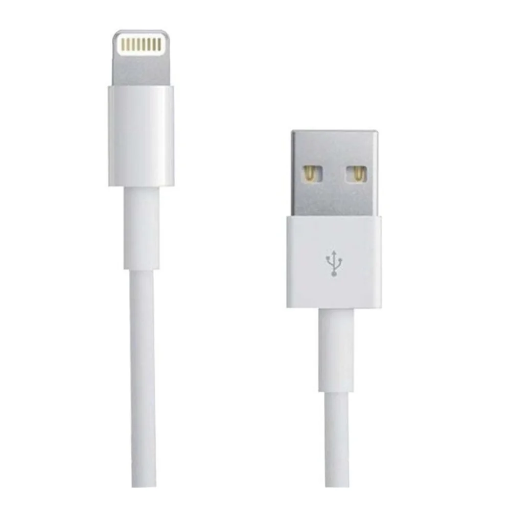 Imagem 5 de 5 do produto Cabo Lightning Branco Usb A Reforçado Prático Com Garantia De Uso