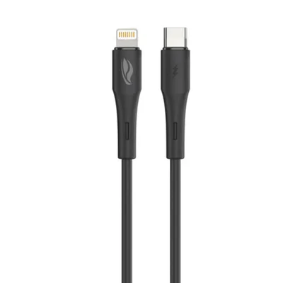 Cabo Preto Lightning Pd Turbo 1m Carregamento Rápido Flexível Garantia