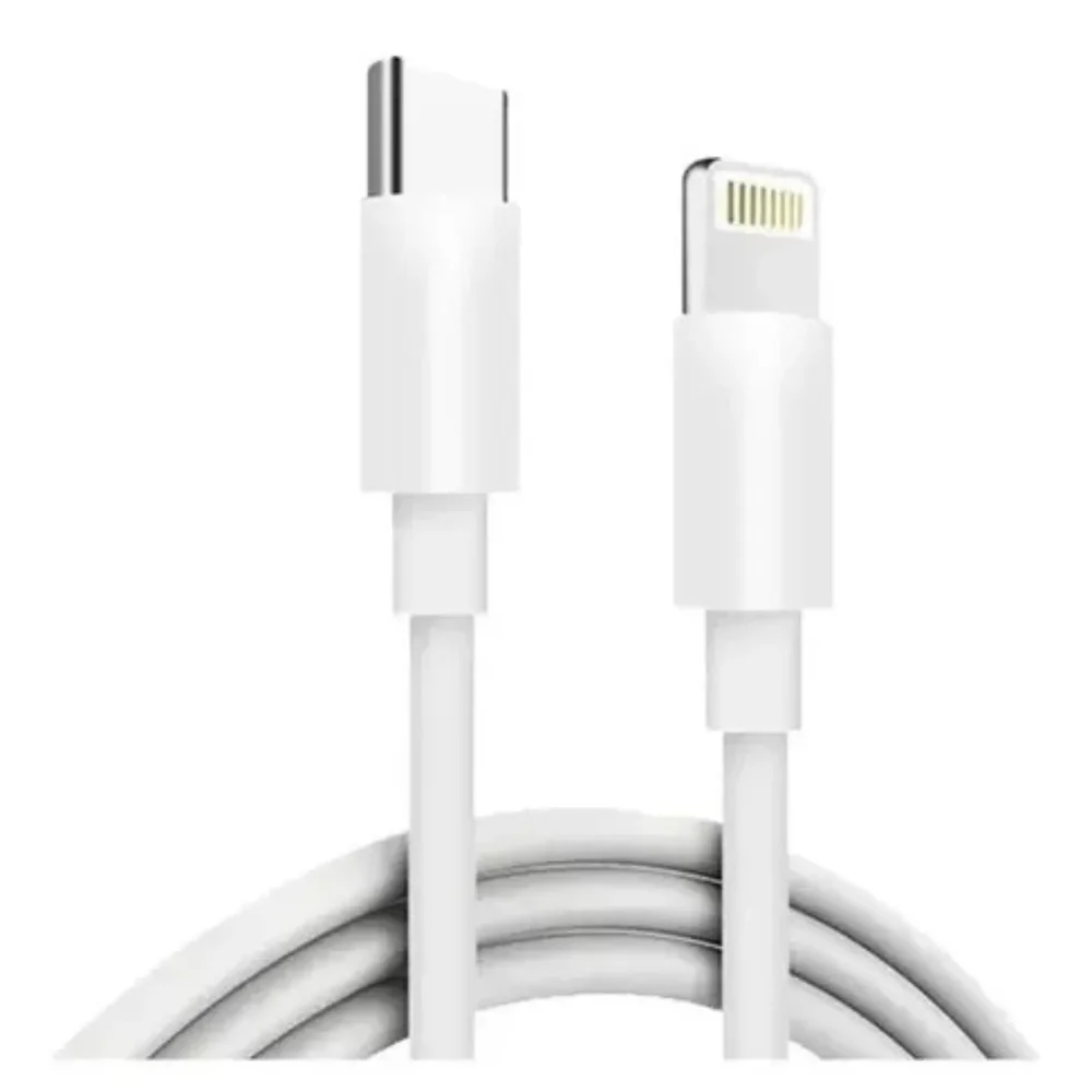 Imagem 2 de 5 do produto Cabo Turbo Branco Lightning Pd 1m Flexível Compatível Garantia Forte