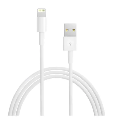 Cabo Branco Usb A Para Lightning Econômico Alta Durabilidade Prático