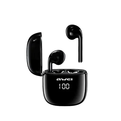 Fone Bluetooth Awei T28p Auricular | Ipx4, Microfone Nítido E Som Estéreo