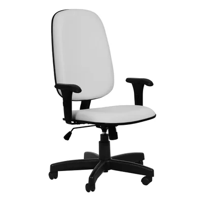 Cadeira De Escritório Presidente Soft Branca