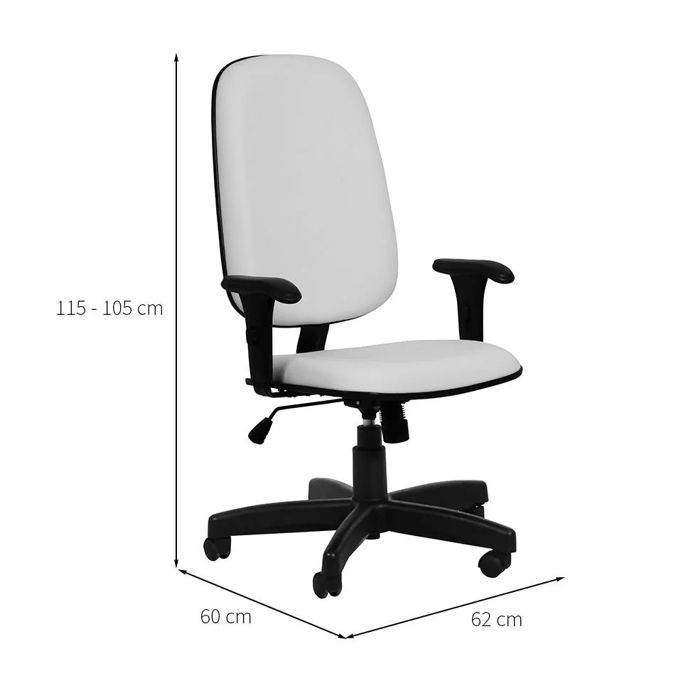 Imagem 5 de 5 do produto Cadeira De Escritório Presidente Soft Branca