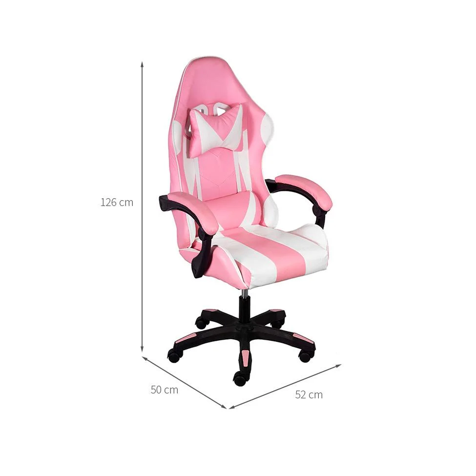 Imagem 4 de 4 do produto Cadeira Gamer Hawker Poliuretano Rosa