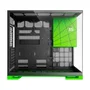 Gabinete Gamer Geometric Future Nvidia Style Edição Limitada Sem Fans Preto E Verde
