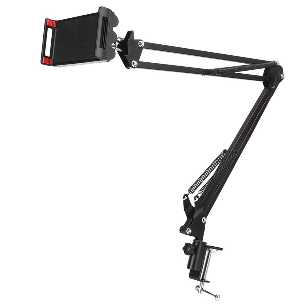 Suporte Braço Microfone Pedestal Articulado Celular E Tablet