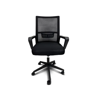 Cadeira De Escritório Com Rodinhas Hy-690 Com Elevador Á Gás Gl