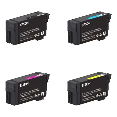 Kit Cartuchos Epson T40w Surecolor Plotter T3170 T5170 - 4 Cores