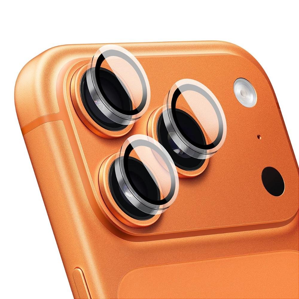 Protetor De Lente Para Iphone 17 Pro Max - Survivor - Transparente Com Molde Aplicador - Frame Para Câmera - Gshield