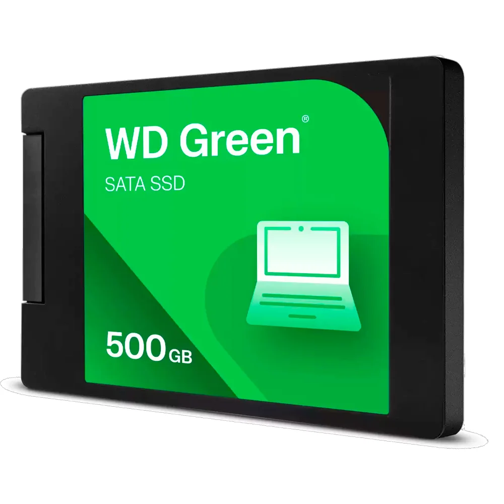 Imagem 3 de 5 do produto SSD Wd Green 500gb 2.5" Sata Iii 6gb/s, 7mm, Leitura Até 545mb/s, 3d Nand, Wds500g5g0a