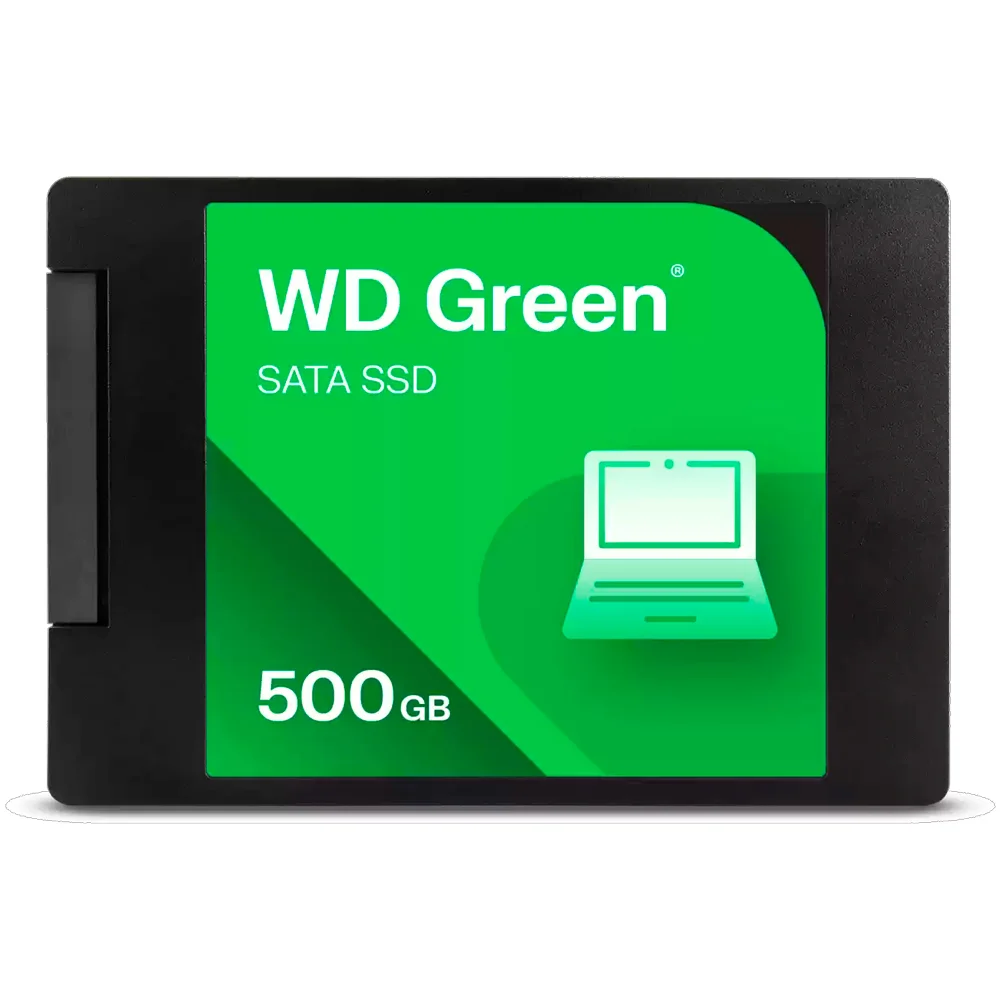 Imagem 5 de 5 do produto SSD Wd Green 500gb 2.5" Sata Iii 6gb/s, 7mm, Leitura Até 545mb/s, 3d Nand, Wds500g5g0a