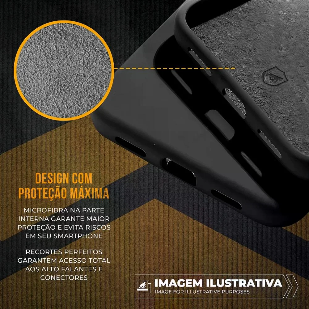 Imagem 5 de 5 do produto Capa Para Iphone 17 Pro - Silicon Liquid Magsafe - Preta - Gshield