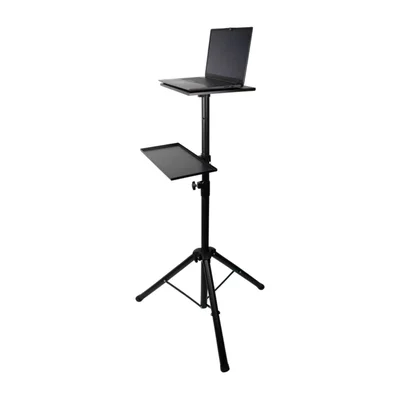 Suporte Pedestal Tripé Para Projetor Ou Notebook C/ Rodinhas