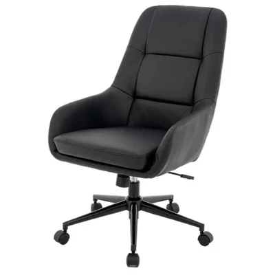 Cadeira Escritório Vegas Rivatti Pu Preto Base Preto