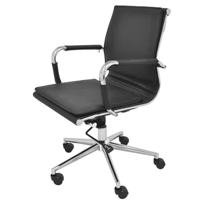 Cadeira Valência Soft Giratória Pu Preto