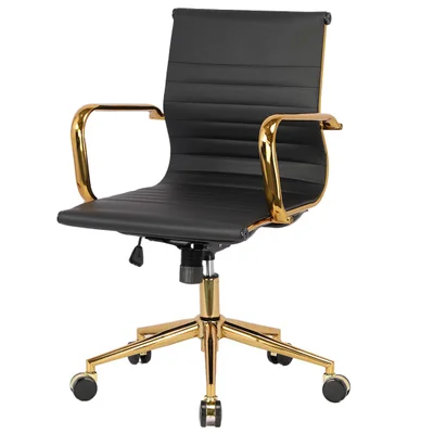 Cadeira Escritório Diretor Anima Office Pu Preto