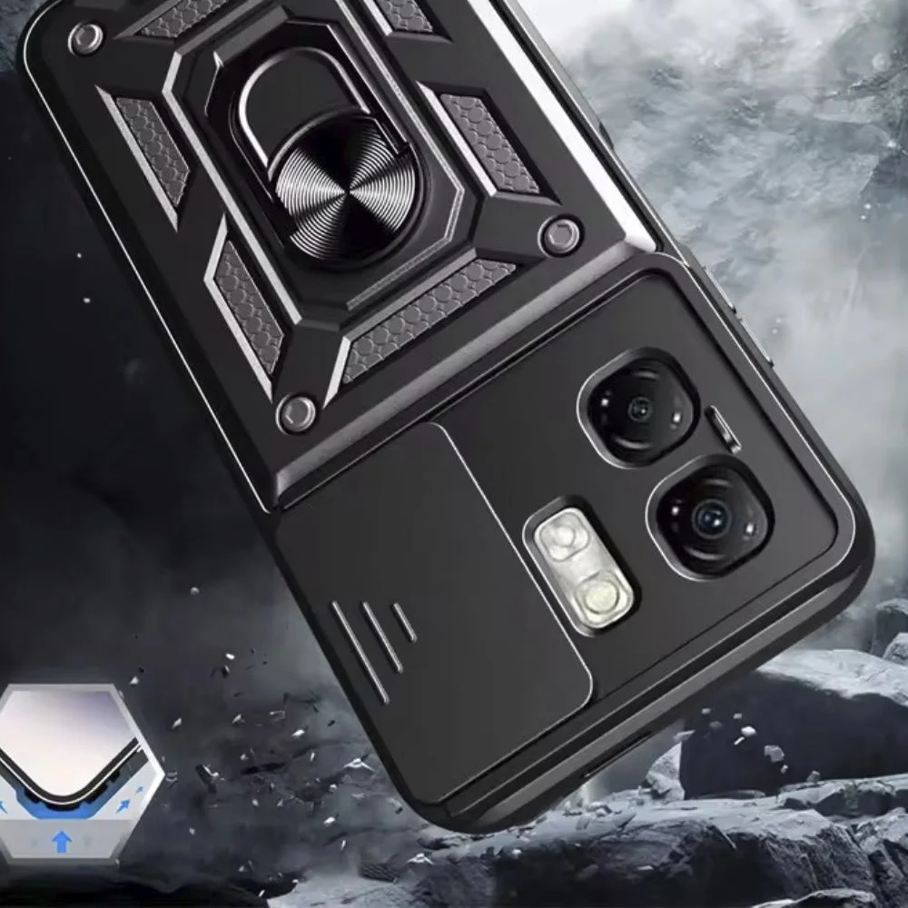 Imagem 4 de 5 do produto Capa Militar P/ Infinix Smart 9 Hd - Capinha Case Protetora Anti Impacto Queda Armadura Resistente
