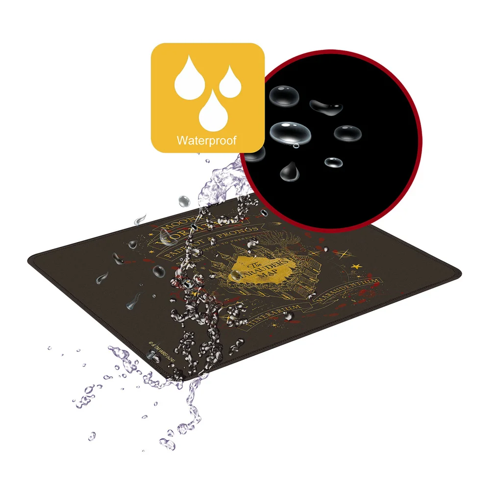 Imagem 2 de 5 do produto Mouse Pad Deskmat Harry Potter Mapa Do Maroto 32x27cm Redragon Hp-935