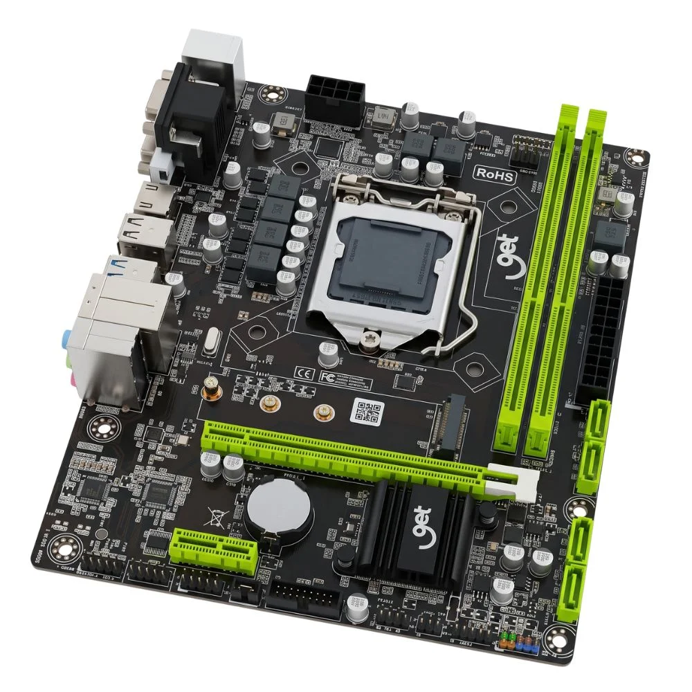 Imagem 5 de 5 do produto Placa Mae Get H310m M.2, LGA  1151, Ddr4, HDMI, Vga, Usb 3.0, Rede 10/100/1000 Mbps - 8/9° Gerações