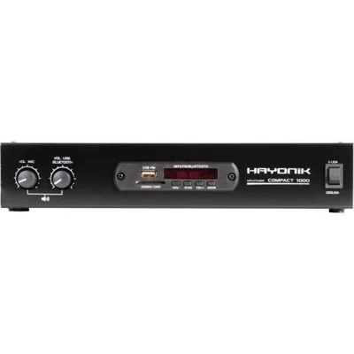 Amplificador Hayonik Compact 1000 80w Rms Com Bluetooth