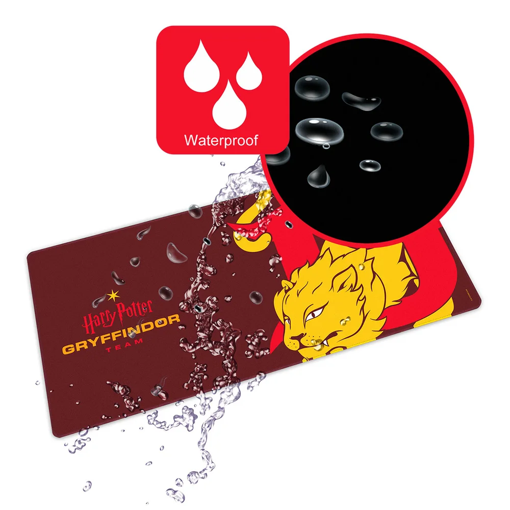 Imagem 2 de 5 do produto Mousepad Gamer Harry Potter Grifinoria 40x90 Redragon Hp-939