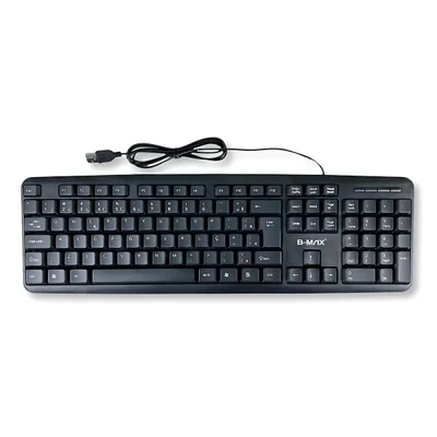 Teclado Usb Notebook Computador PC Com Fio Abnt2 Bmt02 B-max