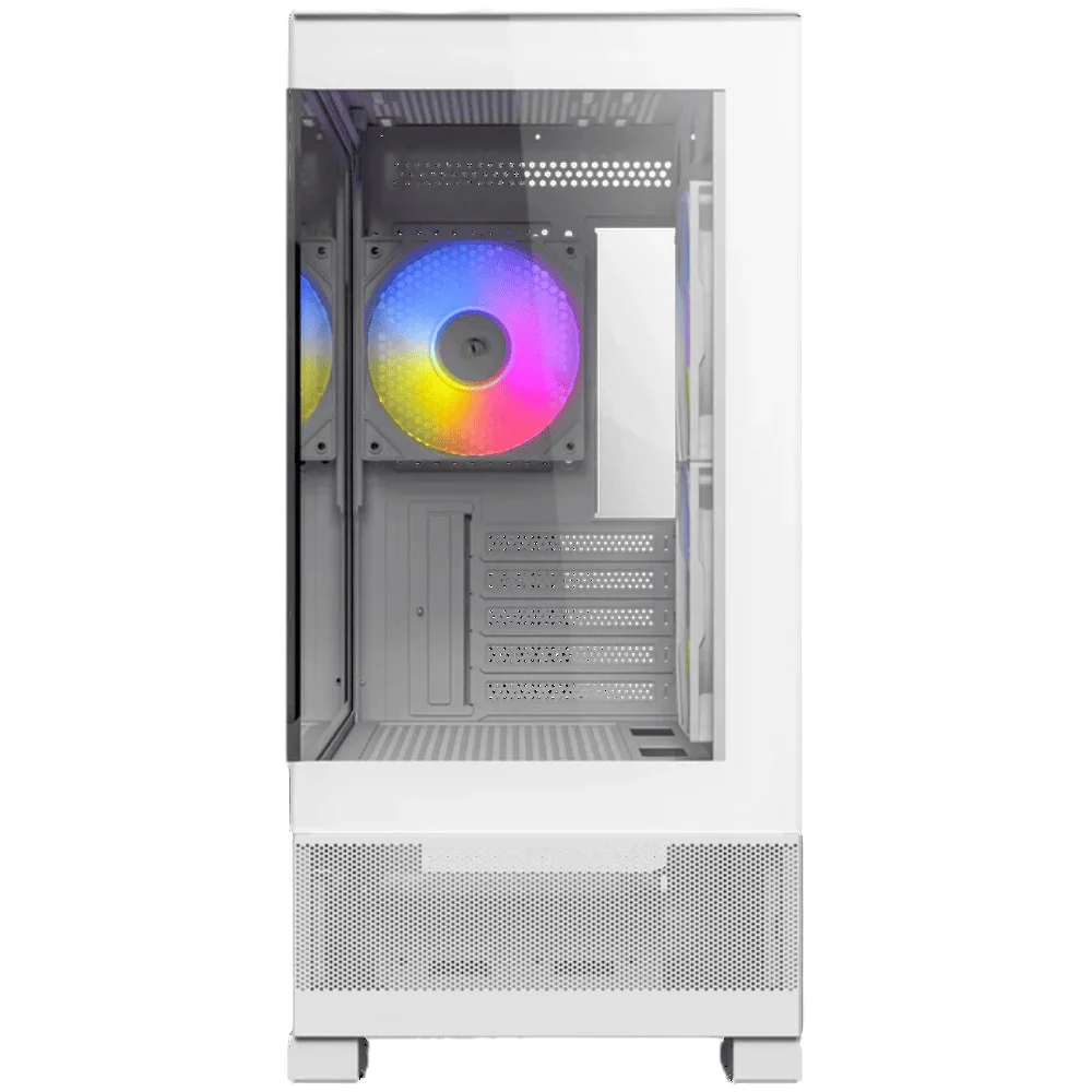 Imagem 5 de 5 do produto Gabinete Gamer Antec Cx500m RGB White Lateral De Vidro Temp 4mm Micro-atx/itx Com 3 Fans RGB 12