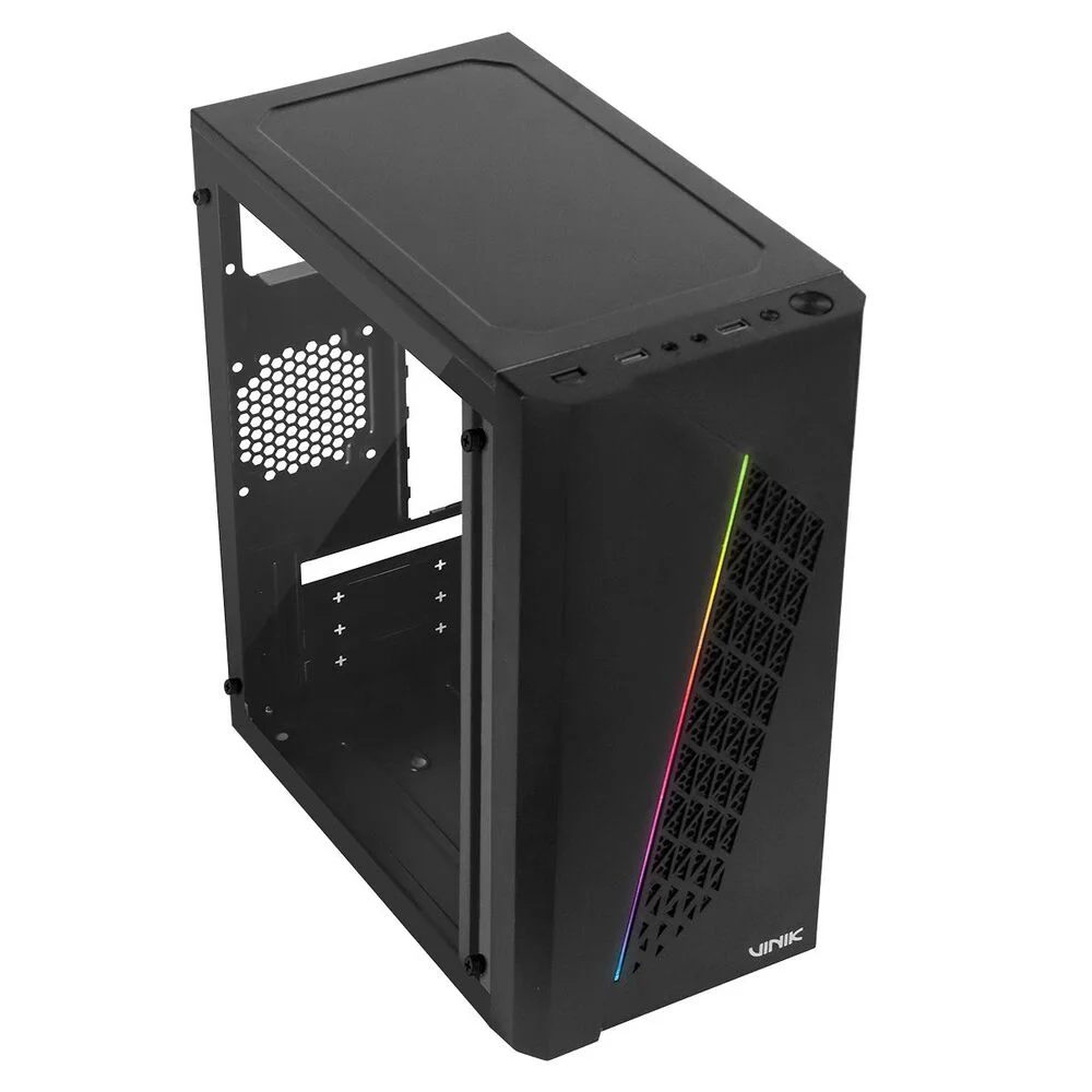 Imagem 3 de 5 do produto Gabinete Gamer Vinik Beam Preto Lateral Acrilico - Ggbacbk