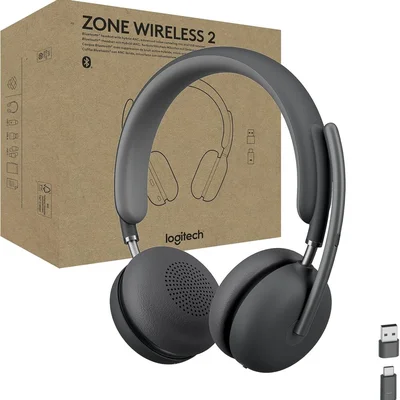 Headset Logitech Zone Wireless 2 Teams 981-001310