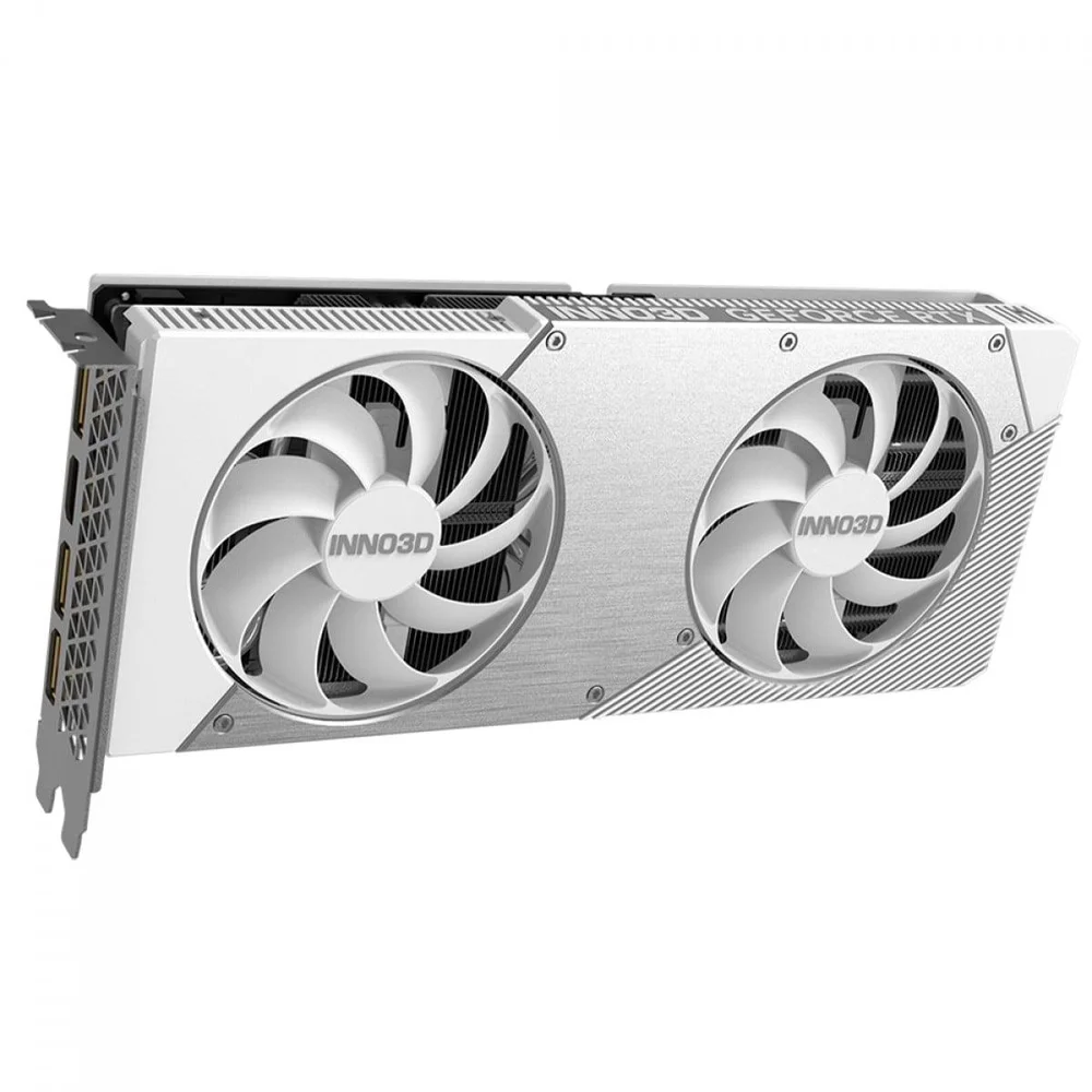 Imagem 2 de 5 do produto Placa De Vídeo Inno3d Nvidia Geforce RTX 5060 Ti Twin X2 Oc White, 8GB, Gddr7, Dlss, Ray Tracing, N506t2-08d7x-193075w