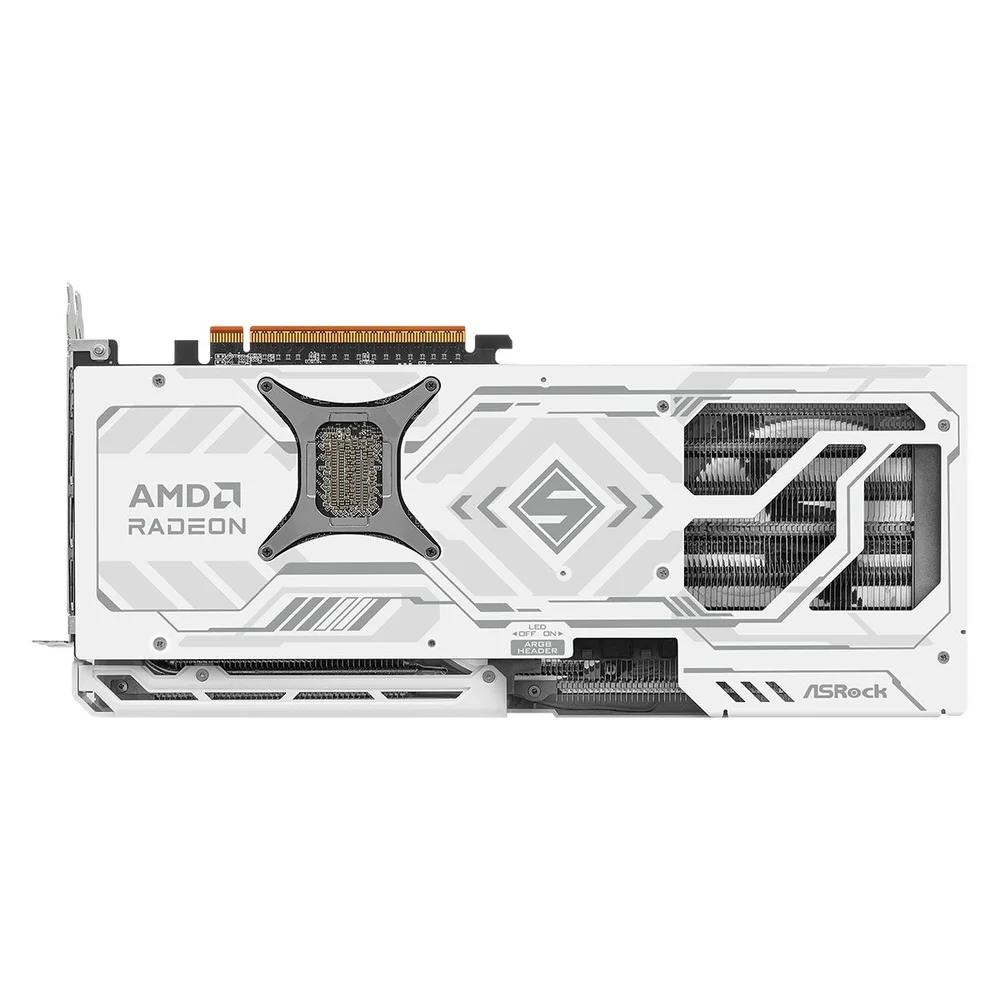 Imagem 2 de 5 do produto Gpu Asrock Amd Radeon Rx 9070 Steel Legend 16gb 256bits Oc 90-ga5ezz-00uanf