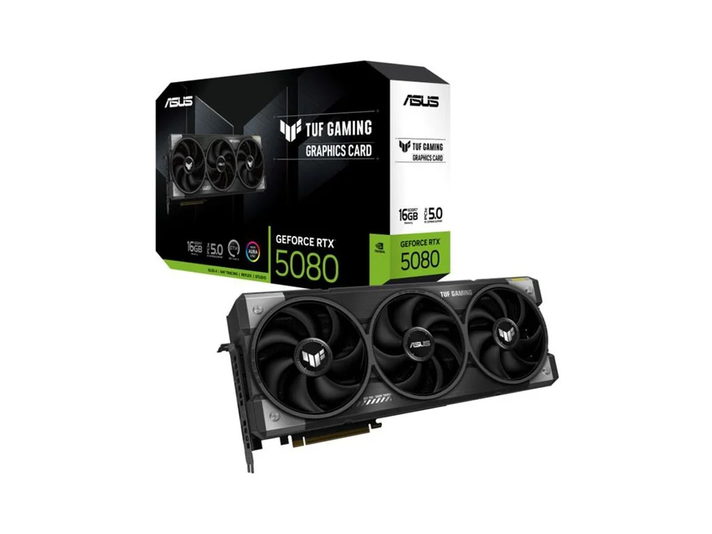 Placa De Video Asus Tuf Gaming Geforce RTX 5080 16gb Gddr7 256 Bits - Tuf-RTX5080-16g-gaming