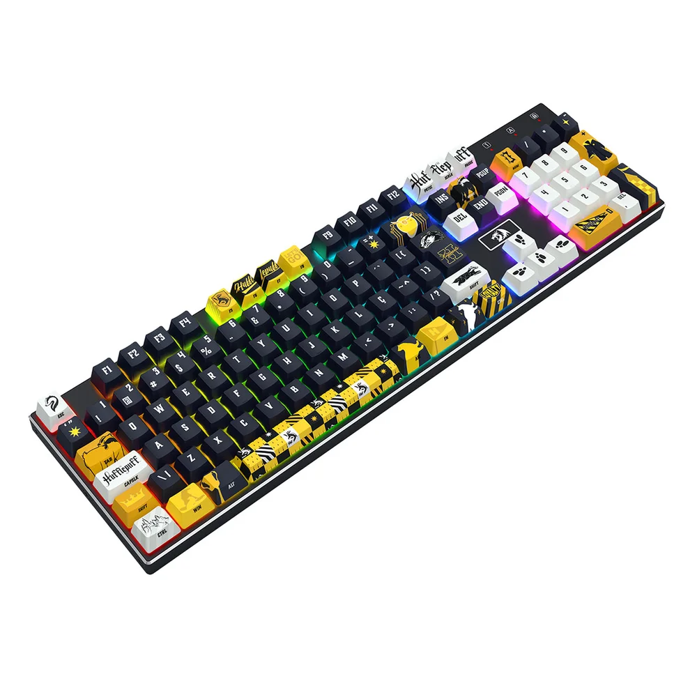 Kit Keycaps Redragon Harry Potter Lufa-lufa Abnt2 136 Teclas Redragon Hp-943 Kit Keycaps Redragon Harry Potter Lufa-lufa Abnt2 136 Teclas Redragon Hp-943