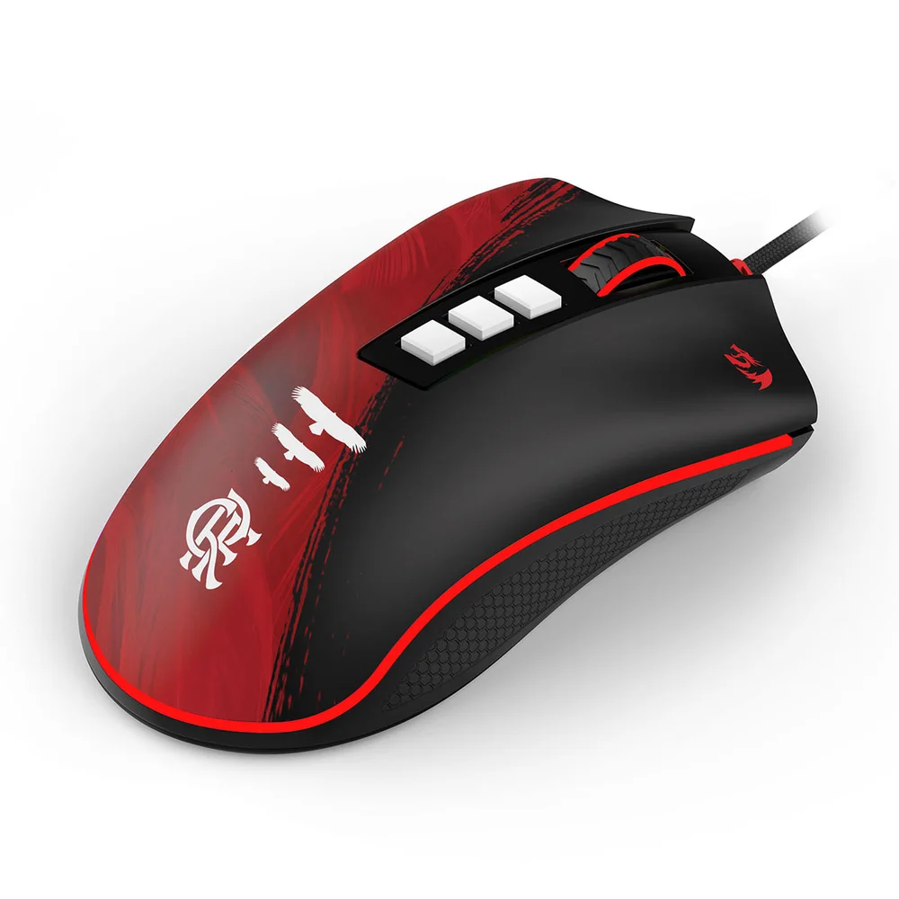 Imagem 4 de 4 do produto Mouse Gamer Flamengo Attack Redragon Fl711