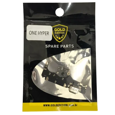 Placa De Carga Gold Edition Compativel Com Moto One Hyper