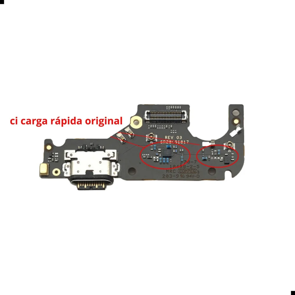 Imagem 2 de 5 do produto Placa De Carga Gold Edition Compativel Com Moto One Hyper