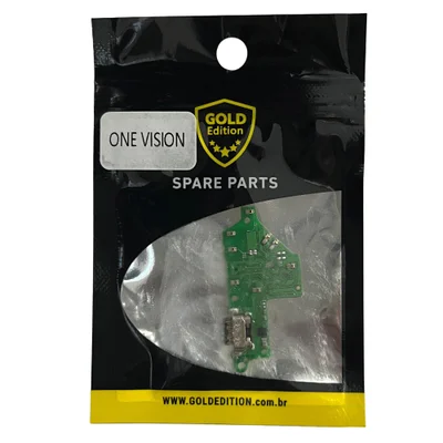 Placa De Carga Gold Edition Compatível Com Moto One Vision / One Action