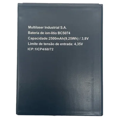 Bateria Bcs074 Compativel Com Multilaser Ms50x