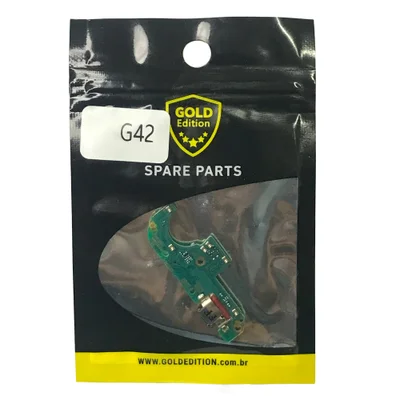 Placa De Carga Conector Gold Edition Compatível Com Moto G42