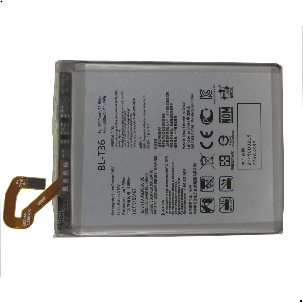 Imagem 5 de 5 do produto Bateria Bl-t36 Compatível Com Lg K11 / Lg K11 Plus