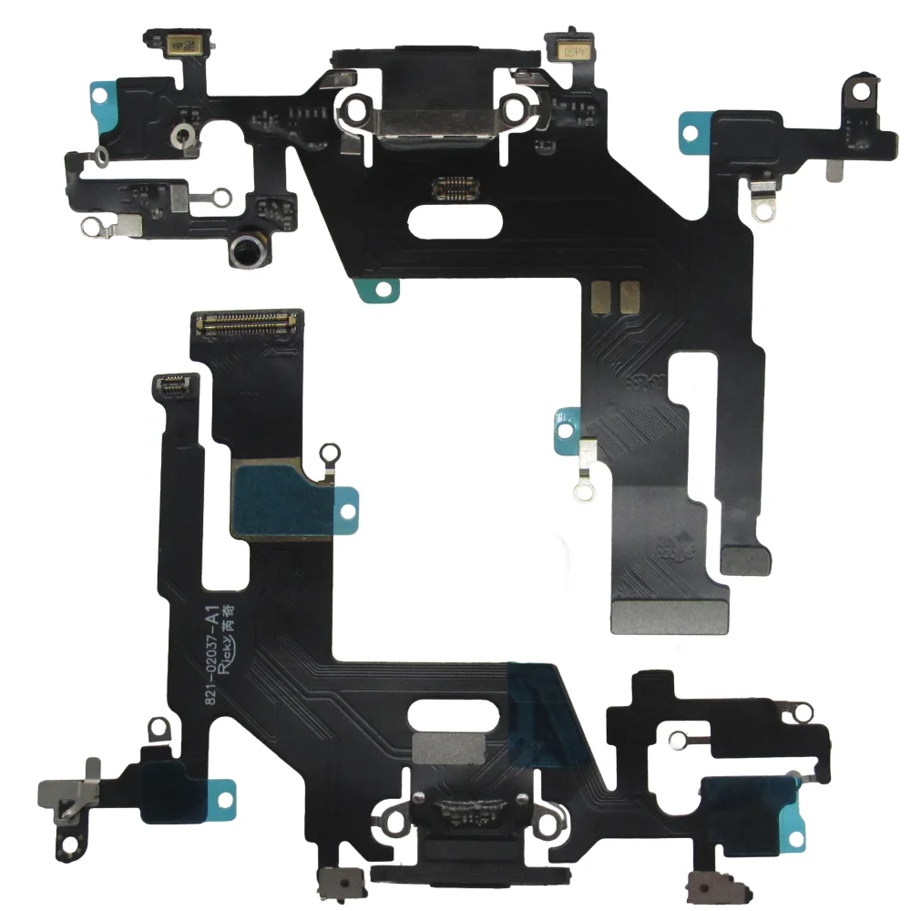 Imagem 2 de 5 do produto Flex Conector Dock De Carga Gold Edition Compatível Com Iphone 11