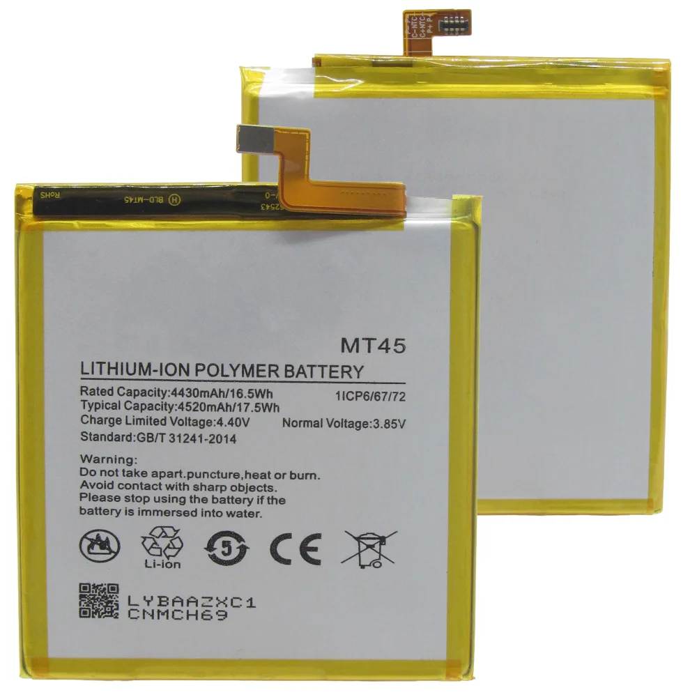 Imagem 2 de 5 do produto Bateria Mt45 Compatível Com Moto Edge 20 Pro
