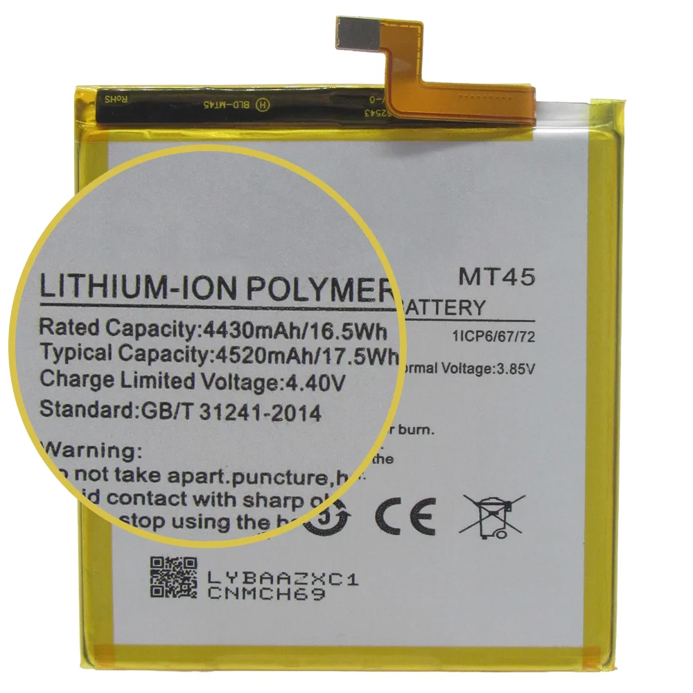 Imagem 4 de 5 do produto Bateria Mt45 Compatível Com Moto Edge 20 Pro