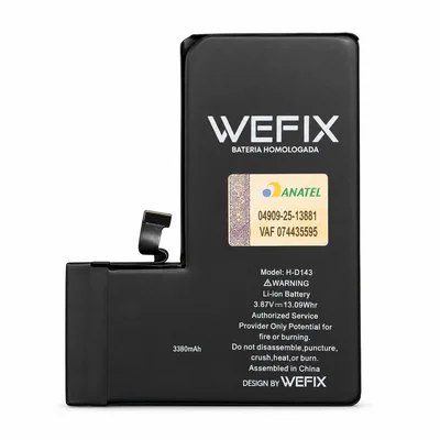 Bateria Wefix Homologada Anatel Compatível Com Iphone 14 Pro