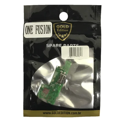 Placa De Carga Gold Edition Compativel Com Moto One Fusion Xt-2073
