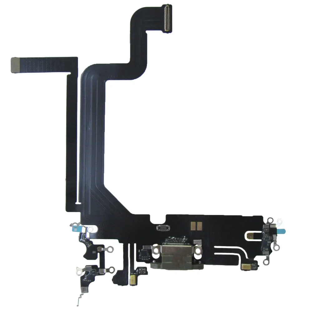 Imagem 4 de 5 do produto Flex De Carga Dock Conector Gold Para Iphone 14 Pro Max