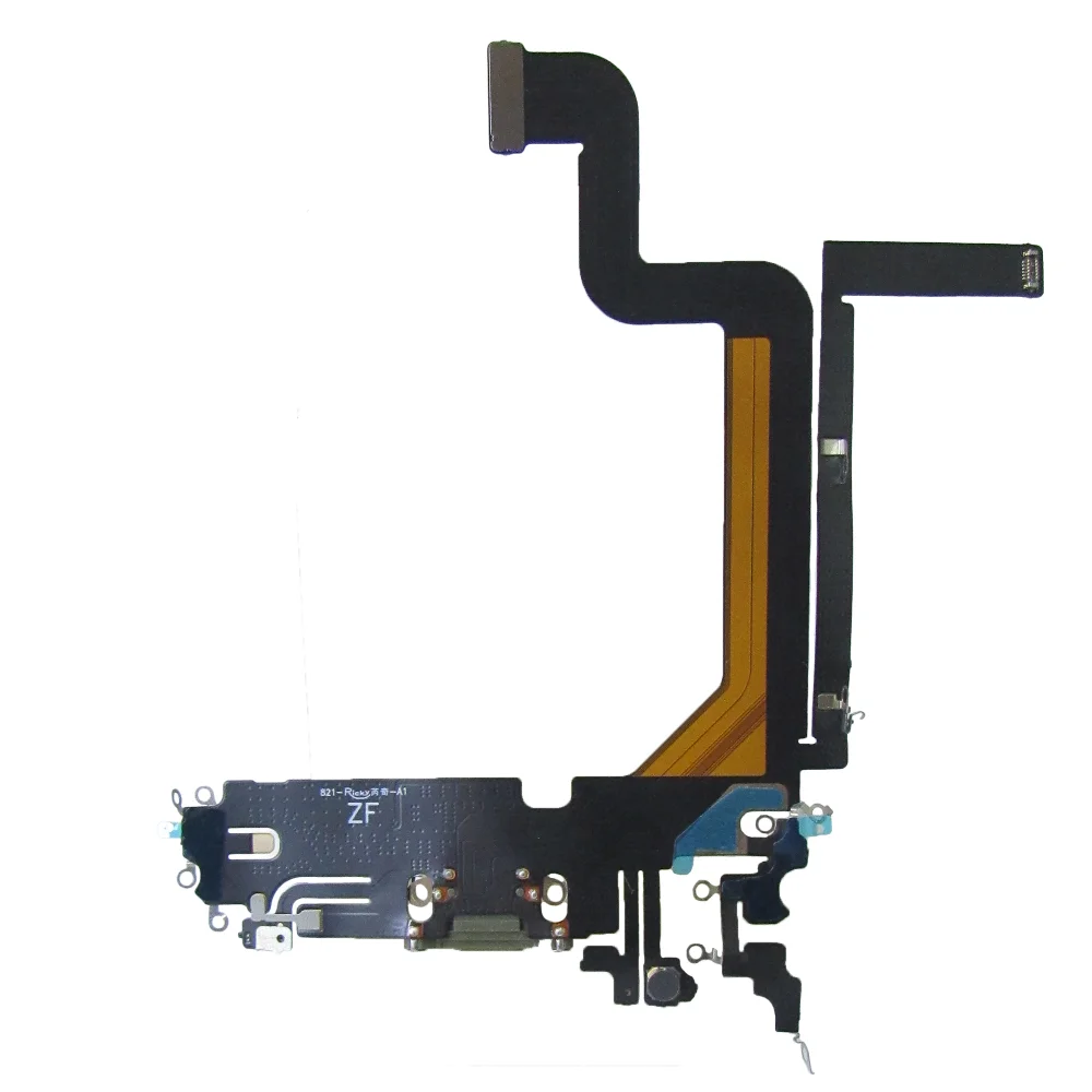 Imagem 5 de 5 do produto Flex De Carga Dock Conector Gold Para Iphone 14 Pro Max